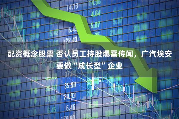 配资概念股票 否认员工持股爆雷传闻，广汽埃安要做“成长型”企业